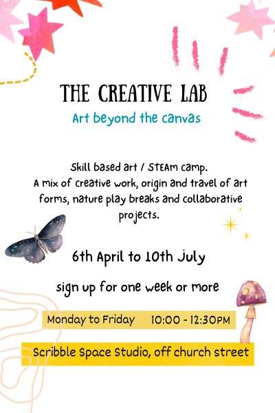 Scribble Space| The Creative Lab| Art Beyond the Canvas| June-July